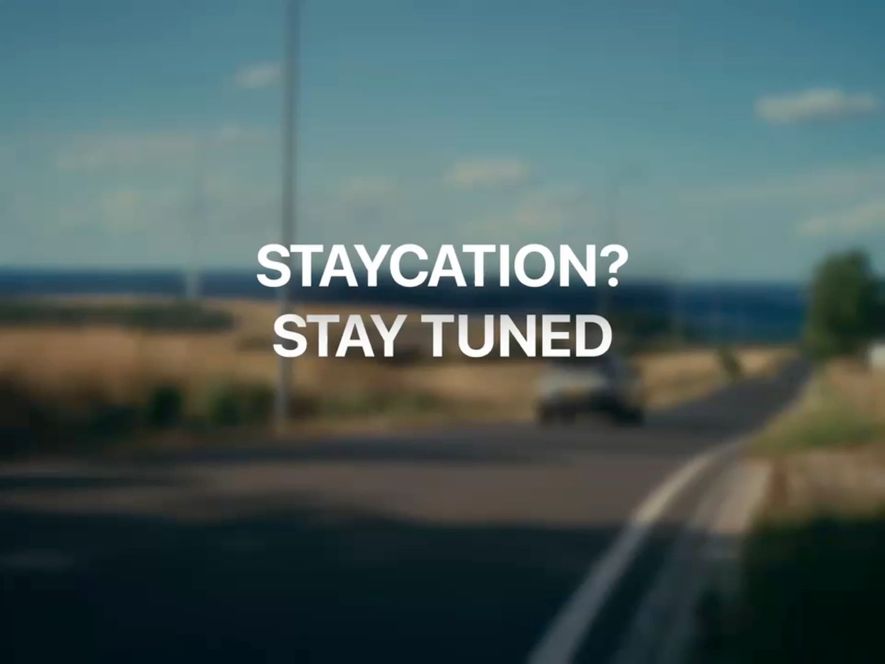 Staycation production frame